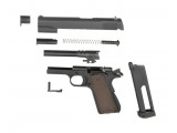 Страйкбольный пистолет Colt 1911, CO2, чёрный (KJW)